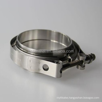 Stainless Steel Male Female Flange Pipe Exhaust V Band Clamp